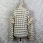 Blu Pepper Blu Pepper The Rexford Ruffle Open Knit Sweater Size S Photo 10