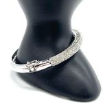 Lia Sophia  Silver Played with Crystal Accent Bracelet Photo 4