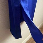 Shinestar 🆕 Satin Split Hem Cami Dress Royal Blue XS🆕 Photo 6