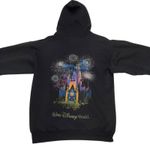 Disney Walt World Magic Castle Black Zip Jacket Size Medium Photo 5