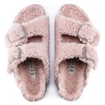 Birkenstock Arizona Big Buckle Shearling in Teddy Crystal Rose Size 38 NWOT $180 Photo 8