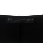 ZARA  large long sleeve embroidered dress ruffle bottom Photo 3