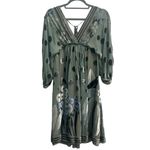 BCBGMAXAZRIA RUNWAY Women’s Green Velvet Dress, XS Photo 7
