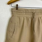 AGOLDE Boxing Fleece Shorts Womens Medium Tan Fleece Pull On Athleisure Lounge Photo 2