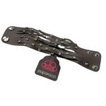 Paparazzi Faux Leather Sass Squad Bracelet Gray & Silver Snap Button Jewelry New Photo 8