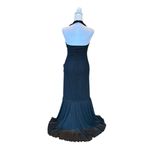 City Triangles  Vintage Prom Dress Evening Gown Black Sparkly Mesh Womens Medium Photo 1