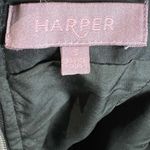 Harper  strapless black floral dress with pockets size small Photo 5