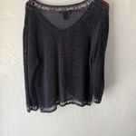 Norton Mcnaughton  Sweater Vintage Large‎ Open Knit Button Front Cottage Photo 6