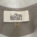 Badgley Mischka  JoJo Faux‎ Suede Duster Jacket Grey size Small Photo 6