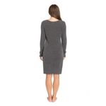 Barefoot Dreams 💕 CozyChic Ultra Lite Long Sleeved Dress Carbon Gray Medium NWT Photo 3