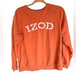 IZOD GOLF (M) PEACH PULLOVER SWEATSHIRT RIB TEXTURE TO SIDE PANELS PREOWNED Photo 0