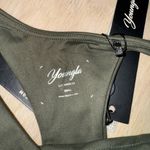 YoungLA Green Tie Up Sports Bra Photo 3