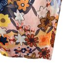 Acne Studios Delina Retro Floral Print Satin Shift Dress Multicolor EU 34 Photo 6