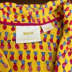 Maeve  by Anthropologie Picnic Buttondown Top Yellow Print | Size Small Photo 3