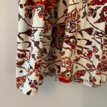 Peruvian Connection  Multicolor Paisley Abstract 3/4 Sleeve Top Women's size XL Photo 5