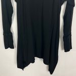 Style & Co Shark Bite Hem Ribbed Black Top Size M Size M Photo 2