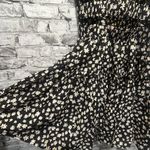 ASOS EUC  Design Cami Mini Sundress Black w/ Raw Daisy Print size 4 Photo 3