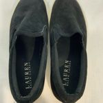 Ralph Lauren Lauren  Black Suede Slip On Loafer Casual Everyday Shoes Size 6.5 Photo 8