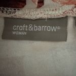 Vintage Fall Leaf Turtleneck Top 100% Cotton teacher size 2X White Photo 3