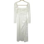 Reformation Isaac Dress 2 White Bridal Wedding Midi Dress Photo 7