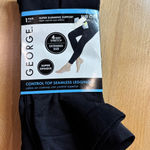 George Control‎ Top Seamless Leggings Super Opaque Slimming Black Size C/D Photo 0