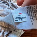 American Eagle  AEO Soft & Sexy Gray White Tie Dye Cold Shoulder Top Size Medium Photo 10