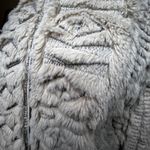 BNCI Plush Faux Fur Jacket SZ M Hooded Country Southwest Navajo Western Cozy Tan Size M Photo 4