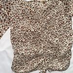 Cute Summer Dressy Cinched front top Brown Photo 1
