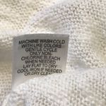 Fresh Produce Swim Cover Women's M/L Sheer White Turquoise Trim Cotton, Linen Photo 7