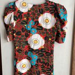 RHODE Maci Midi Dress Scarlet Aura Blossom Grande Red Size 0 Photo 10