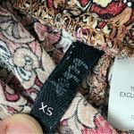 None Boho Patchwork Print Wide Leg Pants Elastic Waist Lounge Festival Trousers XS Photo 6