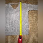 JODIFL Women's Light Gray Knit Sweater, Criss Cross Knot Back, Size S Photo 5