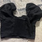NEW House Of Harlow 1960 Black Crop Top 0 Black Photo 7