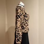 Rachel Roy Rikki Leopard-Print Sweater Thick Material  SZ S Good Condition Photo 3