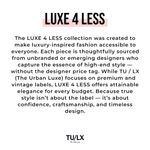 Nordstrom URBAN LUXE Black & White Four-Leaf Clover Bracelet 18K Gold-Plated Steel Photo 2