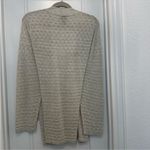 Chico's  Easywear Textured Open-Front Cardigan in Beige and Gold 3 16 XL Photo 2