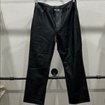 Modern Citizen  Elegant Black Faux Leather Pants Sz XL Photo 2