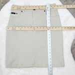 IZOD  A Line Stretch Twill Casual Skirt Tan 4‎ Photo 9