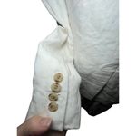 J.Crew Linen Blazer Women 00 White Tailored Casual Work Fall Jacket White Photo 5