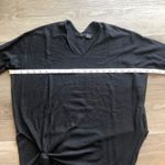 RDI Boutique Black Long Sleeve Shirt With Front Tie Size Small Photo 6