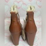 Veronica Beard NEW  Elfred Leather & Shearling Lace Up  Platform Boots Size 11M Photo 3