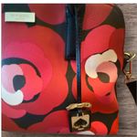 Kate Spade NWOT  Satchel Bag Zip Purse Deco Rose Orient Red Floral Photo 1