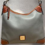 Dooney & Bourke Pebbled Grain - Large Hobo Bag w/ tan leather trim - Elephant Photo 0