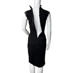Amanda Uprichard  Dress Women Small Black Mini Dress Lace Goth Neutral Minimalist Photo 4