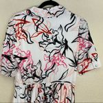 Badgley Mischka NWOT  Vaca‎ cocktail floral print shirt midi dress Photo 10