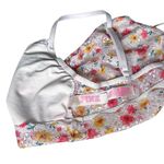 Victoria’s Secret PINK smallwhite lace bralette with a colorful floral pattern White Photo 6