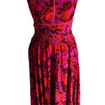Abel the label Anthropologie  Charlotte‎ Floral Halter Neck Maxi Dress Size Small Photo 0