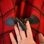 CHAPS  Windowpane Red Plaid Shawl Photo 3
