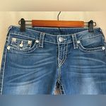 True Religion Medium Wash Mid Rise Denim Knee Length Cuffed Bermuda Shorts 29 Photo 4