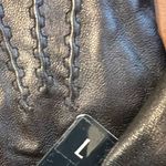 Roundtree & Yorke Black Leather Gloves Sz L NWT Photo 2